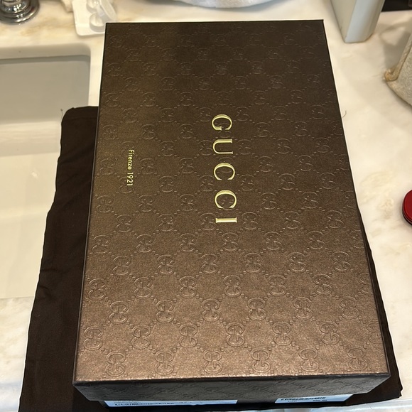 Gucci red sandals, high heel, mint condition, including box and dust bag - Picture 11 of 15